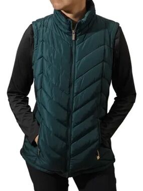 NWOT Calvin Klein Teal Quilted Puffer Vest